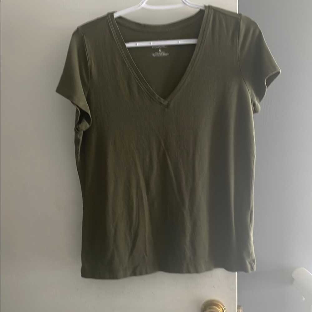 Banana Republic Green Short Sleeve Tee